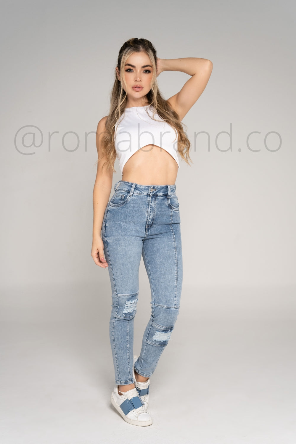REF:266 JEAN SKINNY TONO CLARO STRECH