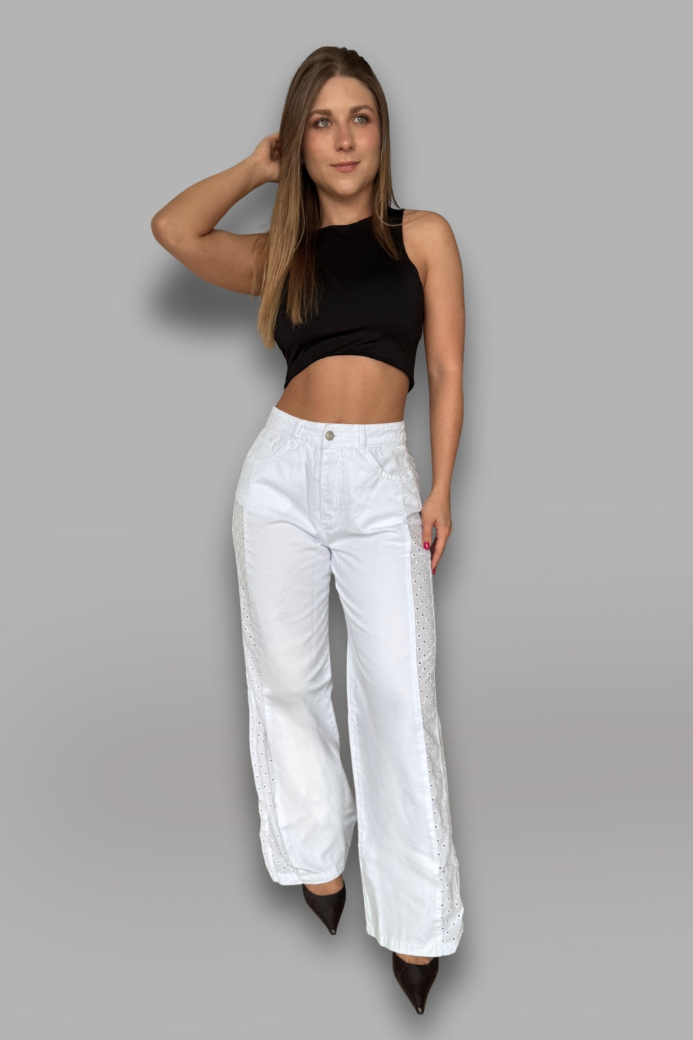 REF: 440 PANTALON OJALILLO DRIL