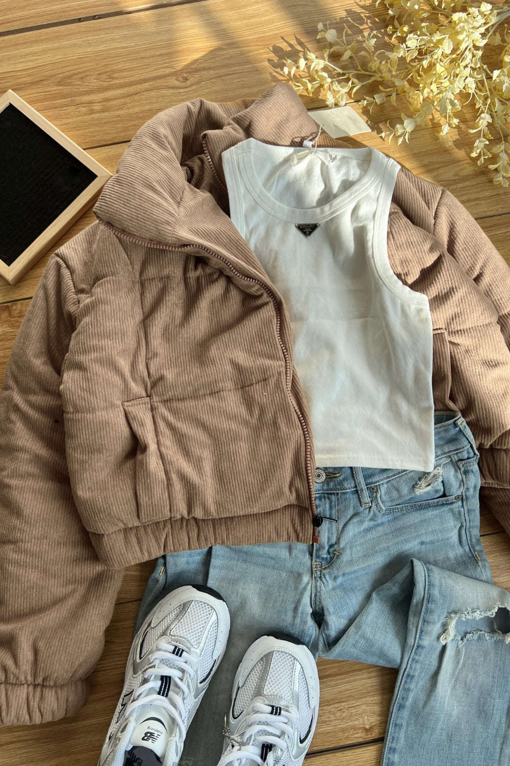 REF: 404 CHAQUETA PUFFER CORDUROY ARENA (PRE-VENTA)