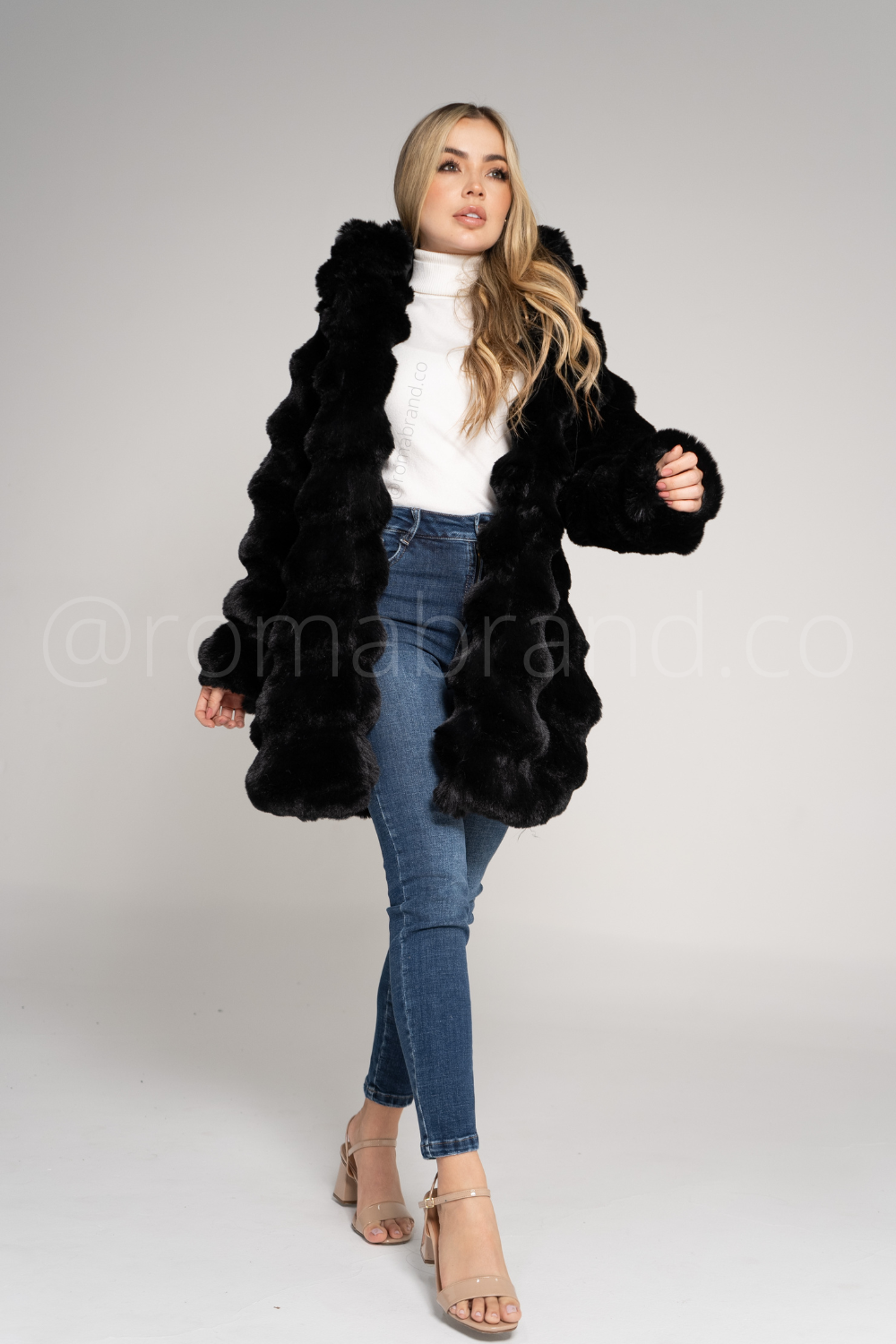 REF:280 GABAN EUROPEO CAPOTA NEGRO