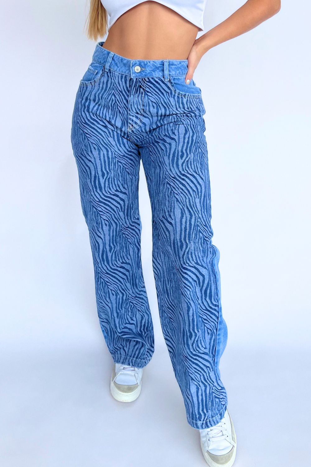 REF:387 JEAN SAVANNAH WIDE LEG RIGIDO