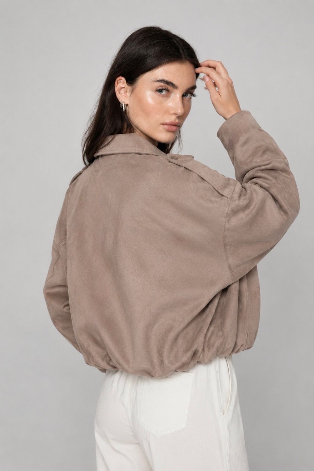 REF: 429 CHAQUETA CORTA PEACH MOCCA