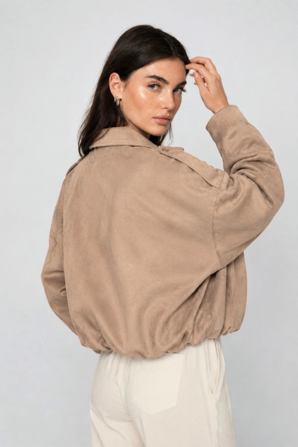REF: 429 CHAQUETA CORTA PEACH BEIGE