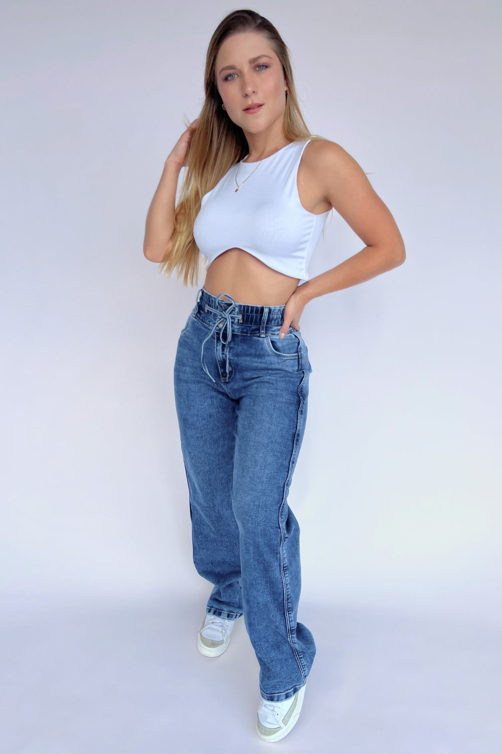 REF:371 JEAN ENRESORTADO BOTA RECTA STRECH