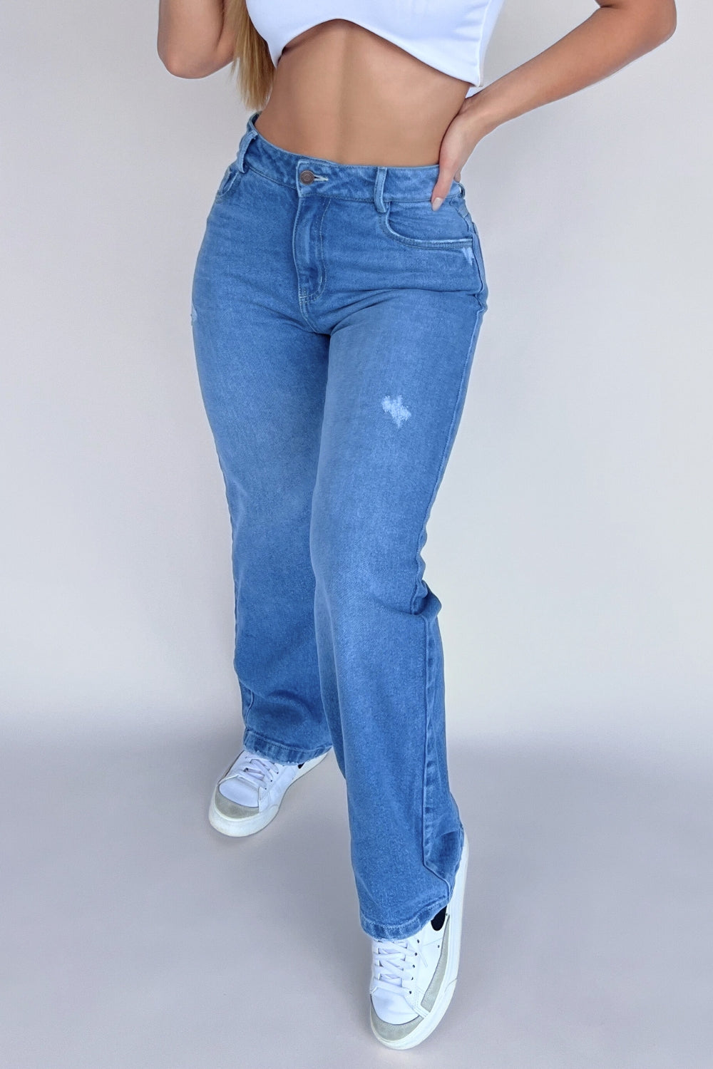 REF:378 JEAN COMFORT BOTA RECTA STRECH