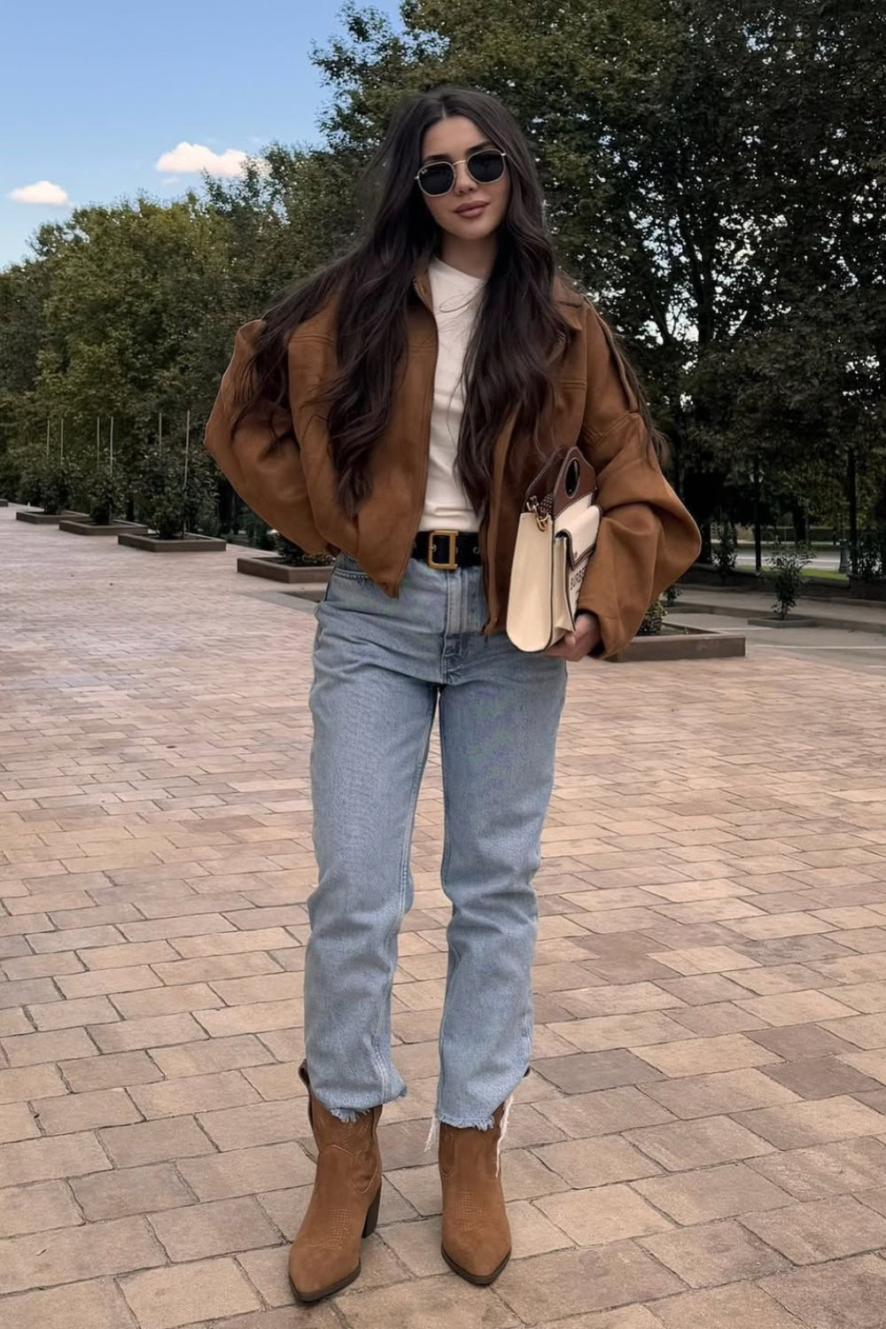 REF: 429 CHAQUETA OVERSIZE BUMPER PEACH MIEL (PRE-VENTA)