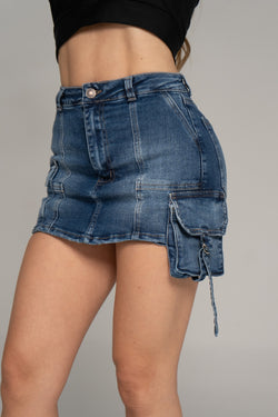 FALDA SHORT CARGO STRECH REF:252