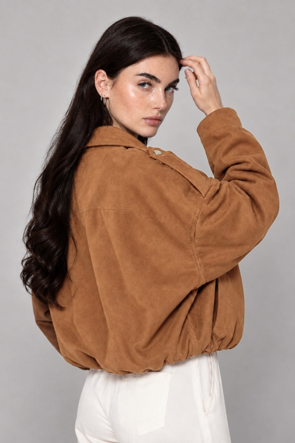 REF: 429 CHAQUETA CORTA PEACH MIEL