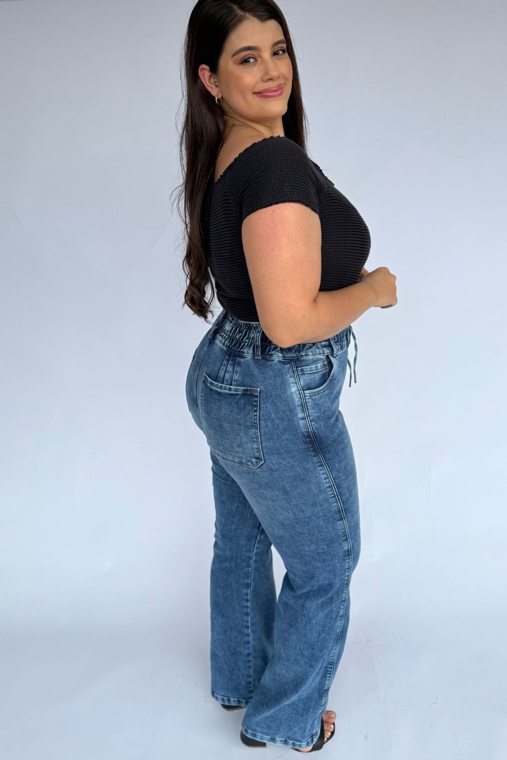 REF:371 JEAN ENRESORTADO BOTA RECTA STRECH