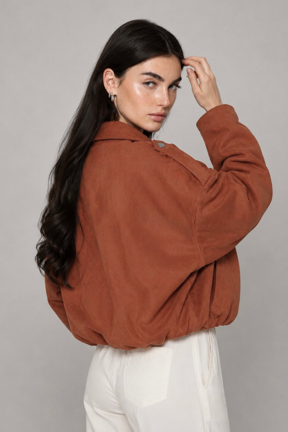 REF: 429 CHAQUETA CORTA PEACH MIEL