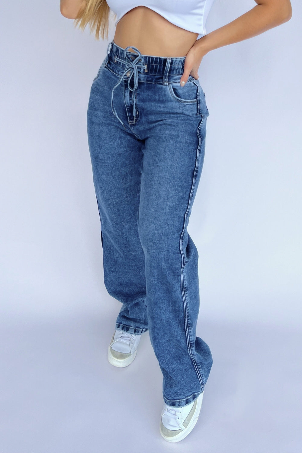 REF:371 JEAN ENRESORTADO BOTA RECTA STRECH