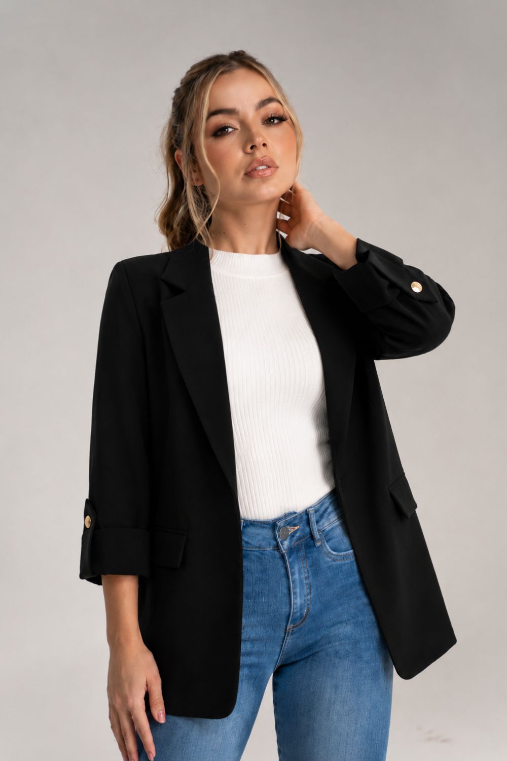 REF:532 BLAZER ROYALE NEGRO