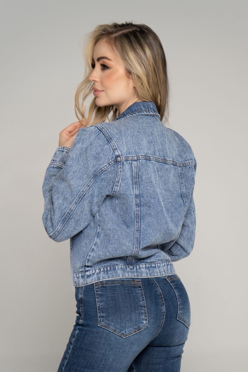 REF:474 CHAQUETA CLASICA STONE