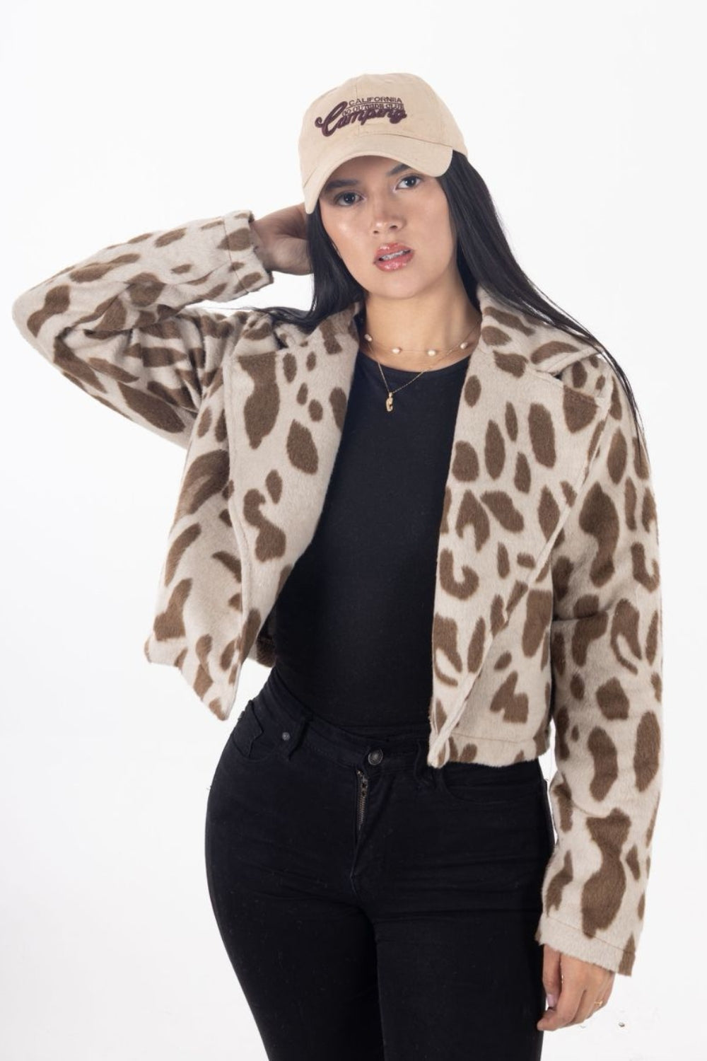 REF:499 CHAQUETA COW PRINT