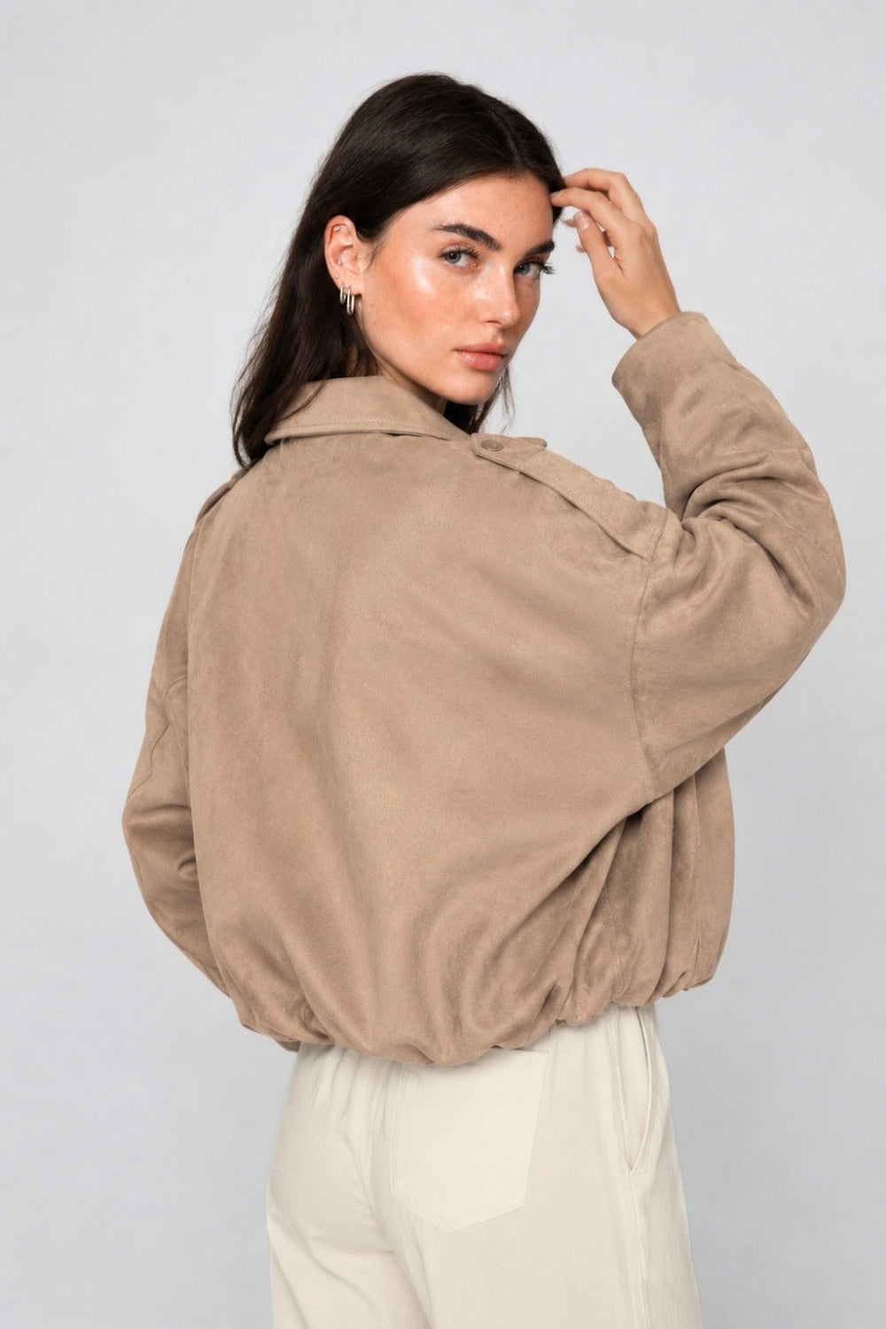 REF: 429 CHAQUETA CORTA PEACH BEIGE