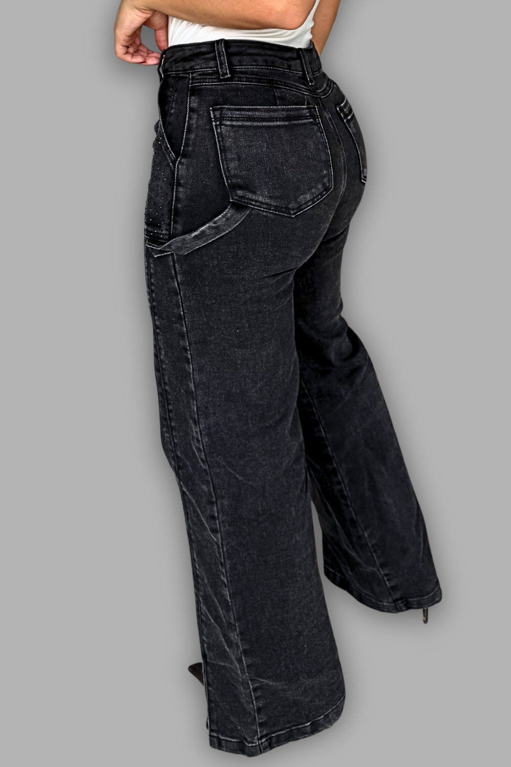 REF: 480 JEAN BRILLO CARPINTERO GRIS STRECH